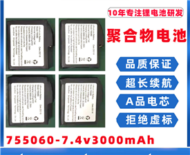 755060-7.4V3000mah